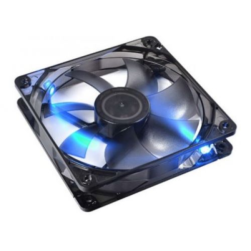 купить Кулер для компьютерного корпуса,Thermaltake, Pure 12 S LED Blue ,CL-F006-PL12BL-A, 120мм, 1000 об.мин, 3pin, Подсветка LED синяя, Габариты 120х120х25мм, Чёрный в Алматы