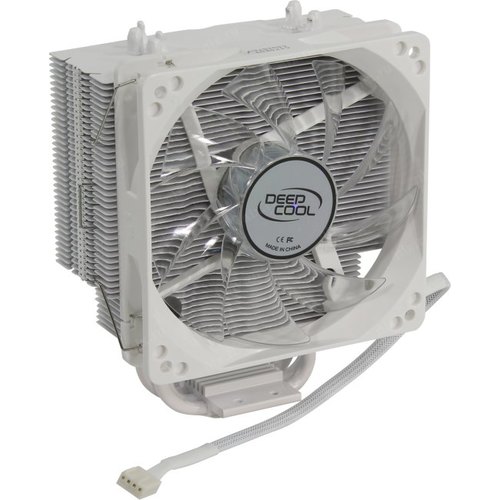 купить Кулер для процессора, Deepcool, GAMMAXX 400 White DP-MCH4-GMX400WH,  Intel 2011/1366/115х/775 и AMD AM4/AM3 /AM3/AM2 /AM2/FM2 /FM2/FM1, 130W, 120мм, 900- 1500&plusmn;10% об/м, 74.34CFM, 17.8~30dB(A), 4pin, 135х80х154.5мм, Белый в Алматы