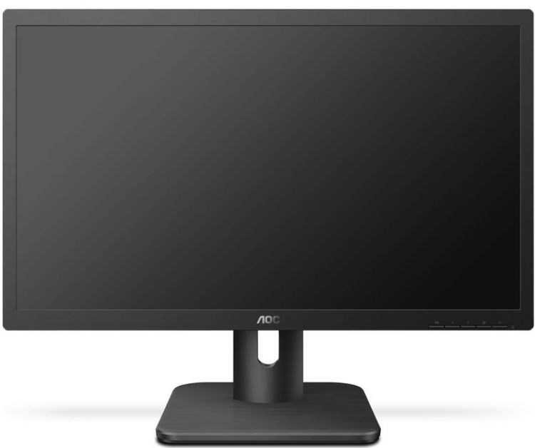 купить Монитор Мультимедийный Высокопроизводительный 21,5* AOC 22E1D TN 1920x1080 250 cd/m2 1000:1 20M:1 2ms 1xVGA, 1xDVI, 1xHDMI, Колонки 2x2W Black. В комплексте: кабель DVI, HDMI.  Подставка обеспечивает возможности наклона и контроль кабеля. в Алматы