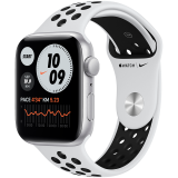 купить Apple Watch Nike SE GPS, 44mm Silver Aluminium Case with Pure Platinum/Black Nike Sport Band - Regular, Model A2352 в Алматы