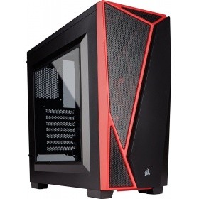 купить Компьютерный корпус Corsair Carbide Series SPEC 04 ATX/Micro-ATX/Mini-ITX, Черный/красные вставки CC-9011107-WW в Алматы