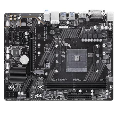 купить Материнская плата GIGABYTE GA-A320M-H AM4  PCI-E DVI+HDMI GbLAN SATA RAID MicroATX 2DDR4 в Алматы