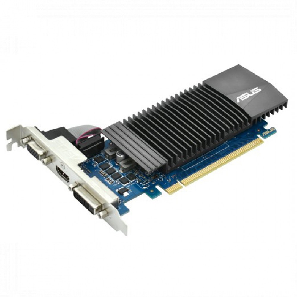 купить Видеокарта ASUS GeForce  GT710 2Gb 64bit GDDR5 D-Sub DVI HDMI PCI Express 2.0 GT710-SL-2GD5-DI в Алматы