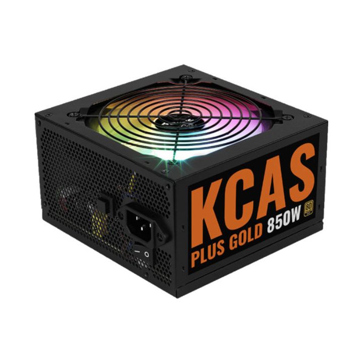 купить Блок питания Aerocool KCAS PLUS GOLD 850W RGB в Алматы