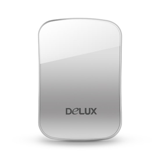 купить Компьютерная мышь, Delux, DLM-118LGW, Touch, Лазерная, 1000dpi, Беcпроводная 2.4ГГц, Нано-ресивер, Эффективная дистанция 10 м., Батарейки в комплекте, Размер: 84,41*56,93*21,79 мм., Белый в Алматы