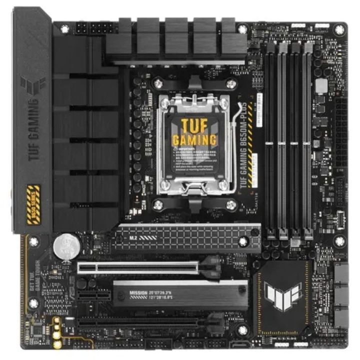 купить Материнcкая плата ASUS TUF GAMING B650M-PLUS sAM5 B650 4xDDR5 M.2 USB HDMI DP WiFi BT mATX в Алматы