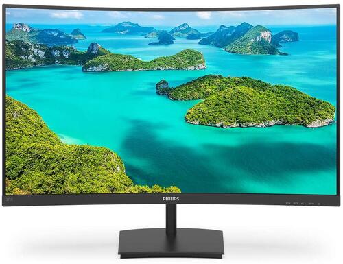 купить Монитор 27" PHILIPS 271E1SCA (00/01) VA 1920x1080 250кд/м 4ms 3000:1 Curved 1500 VGA HDMI в Алматы