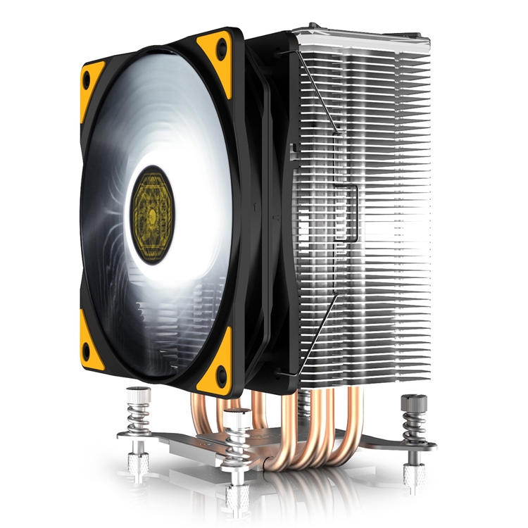 купить Кулер для процессора, Deepcool, GAMMAXX GT TUF , DP-MCH4-GMX-GT-TUF,  Intel 2011/1366/115Х и AMD FM2/FM1/AM4/AM3 /AM3/AM2 /AM2, 150W, 120мм, 500±200~1500±10% об/м, 17,8- 27дБА, 4pin, Габариты 135х84.8х156мм, Чёрный в Алматы