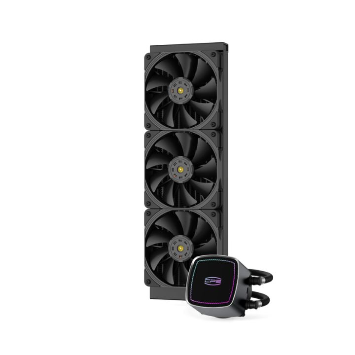 купить Водяное охлаждение для CPU PCCooler DE360 BK, ARGB 3x120см Black в Алматы