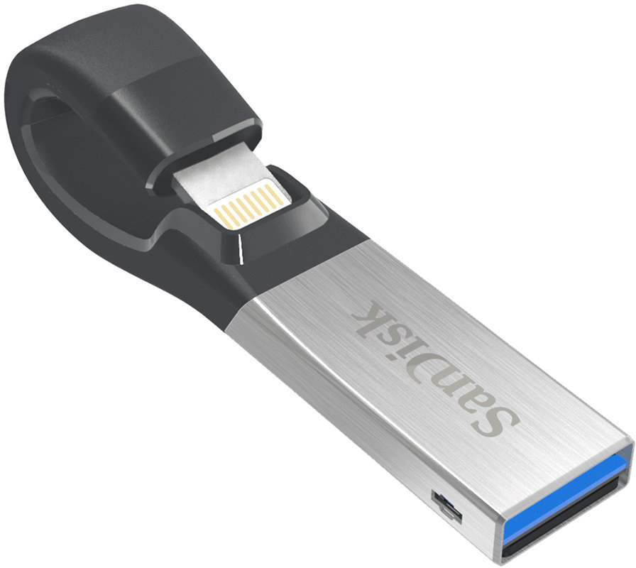 купить Флешка SanDisk iXpand for iPhone and iPad SDIX30C-016G-GN6NN 16 Гб в Алматы