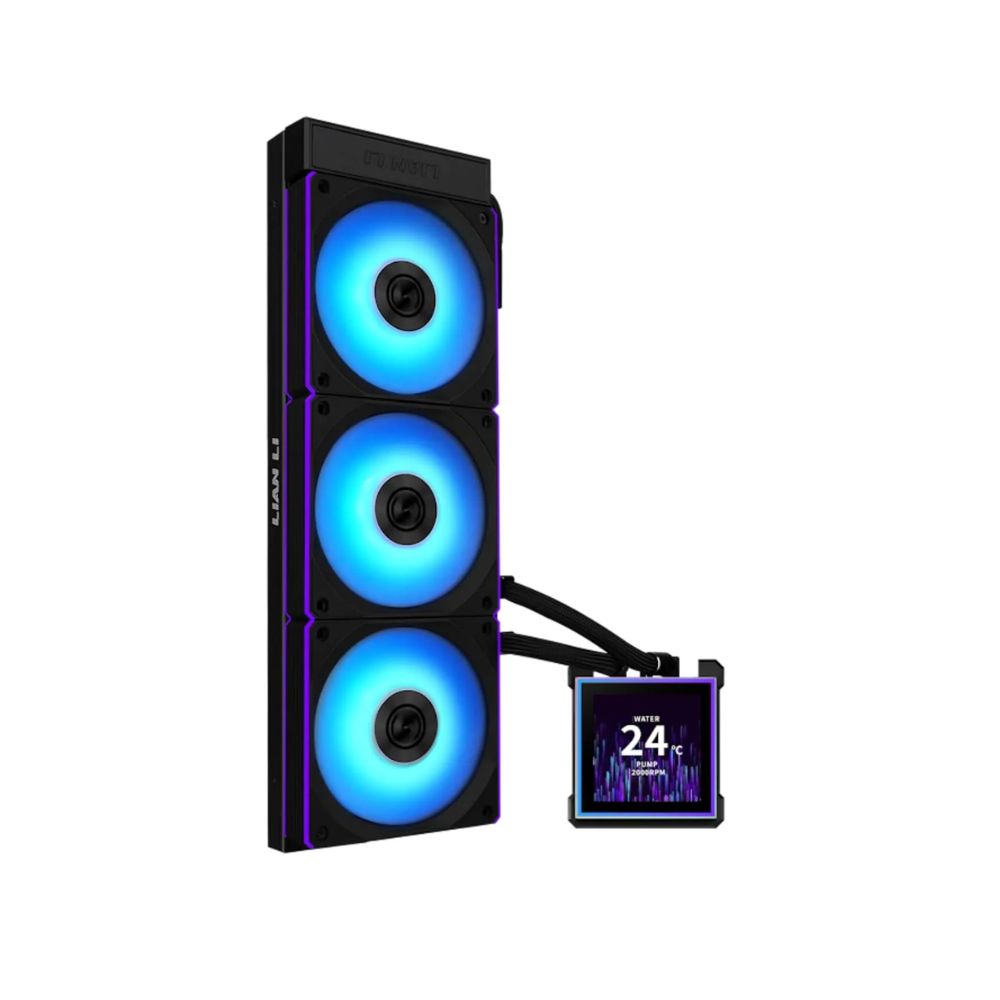 Купить Водяное охлаждение для CPU Lian Li HydroShift II LCD-S 360 CL 3x120mm Black G89.GHS2LCDS36CB.00 в Алматы
