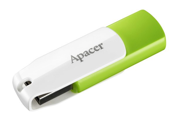 купить USB-накопитель, Apacer, AH335, AP16GAH335G-1, 16GB, USB 2.0, Зеленый в Алматы