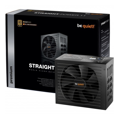 купить БП Bequiet! 1000W STRAIGHT POWER 11 (BN285), 12CM FAN, полностью-модульный, Сертификация 80 PLUS® Gold, ATX,  Кабели: 20+4P, 4+4P, 4*IDE, 11*SATA, 6*PCI-E6+2P в Алматы