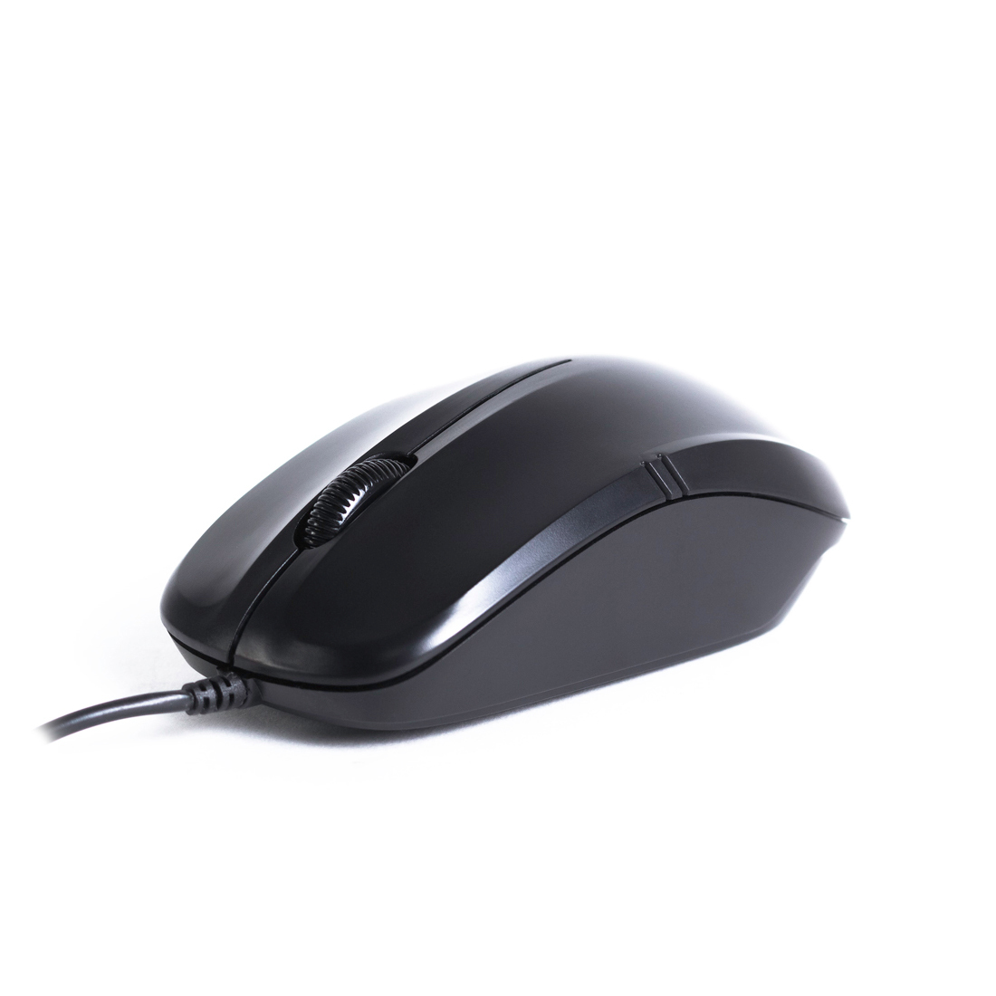 купить Компьютерная мышь, Delux, DLM-136OUB, Оптическая, USB, 1000dpi, Длина провода 1,6 м, Чёрная в Алматы