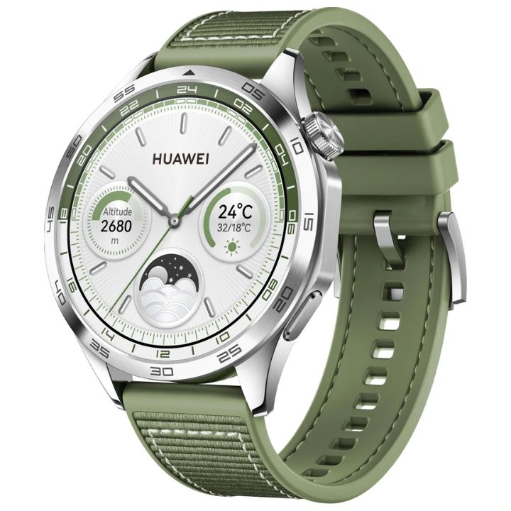 купить Смарт часы Huawei Watch GT 4 PNX-B19 46mm Green Woven Strap&nbsp;55020BGY в Алматы