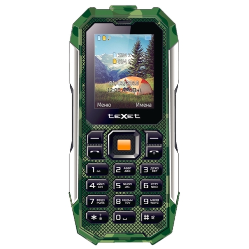купить Мобильный телефон Texet TM-518R зеленый в Алматы