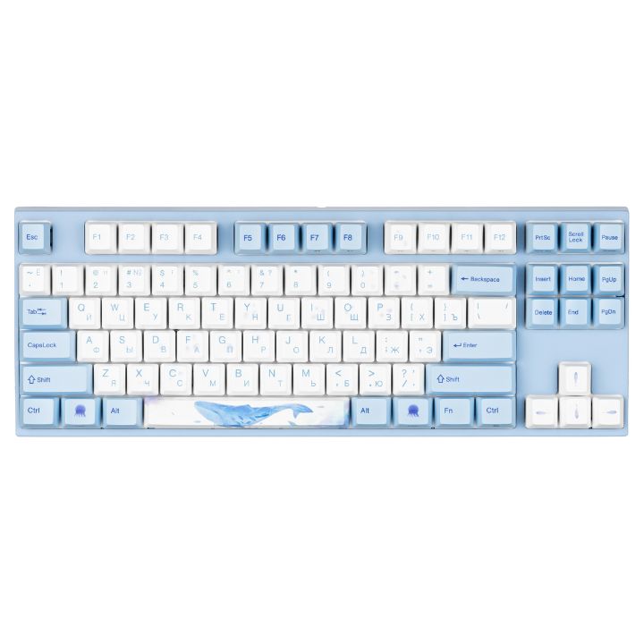 купить Клавиатура Varmilo VEM87 Sea Melody EC V2 Ivy UA в Алматы