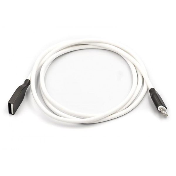 купить Кабель PowerPlant USB - Type-C, 1м, силикон, белый в Алматы