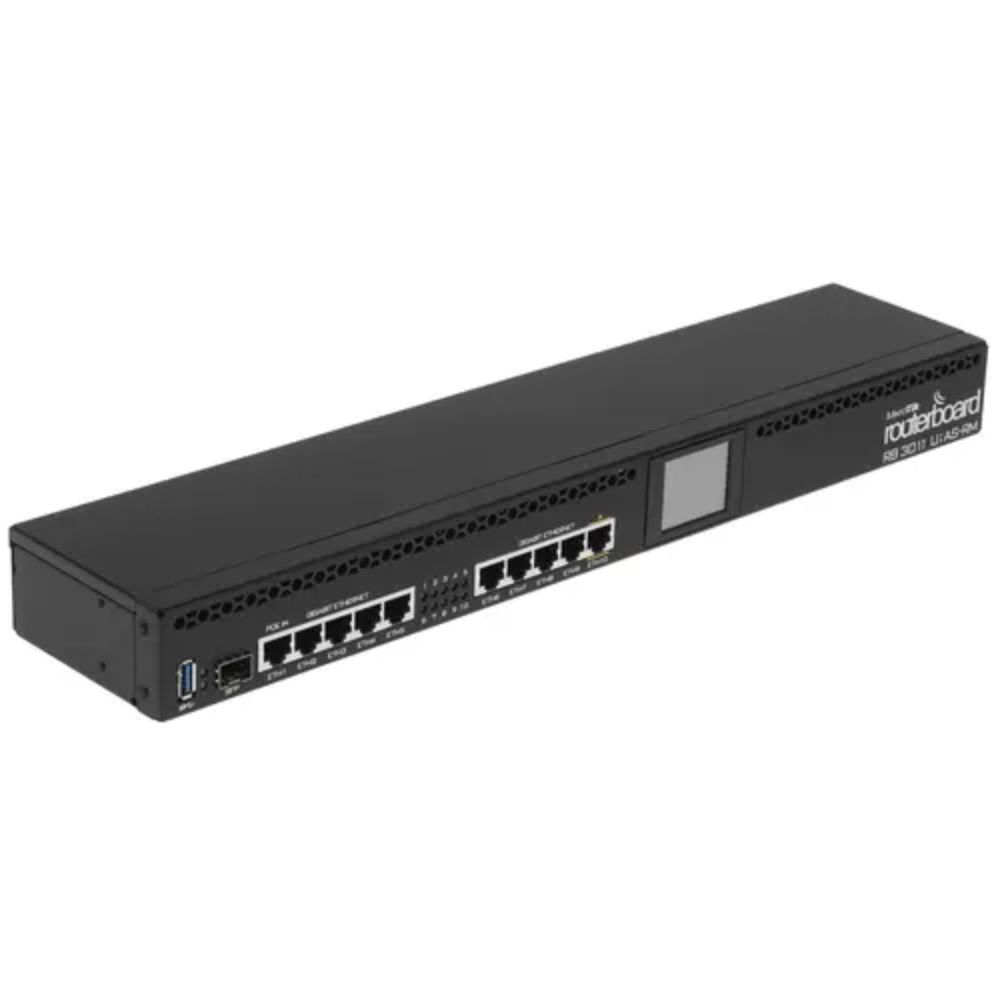 купить Сетевой Маршрутизатор MikroTik RB3011UiAS-RM  (10UTP 1000Mbps, 1SFP, 1xUSB) в Алматы