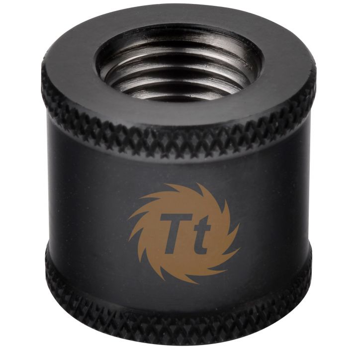 купить Фитинг для СВО Thermaltake Pacific G1/4 Fem to Fem 20mm extender - Black/Fitting, CL-W049-CU00BL-A в Алматы