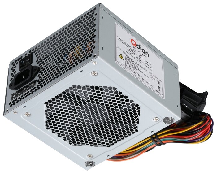 купить Блок питания Qdion QD600 85+, 600W, 12cm fan, Passive PFC, ATX в Алматы