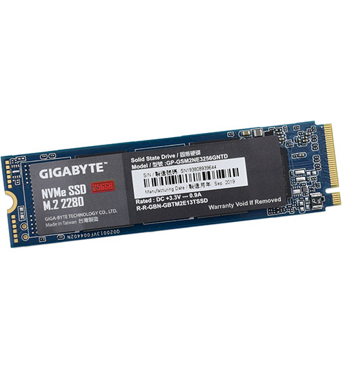 купить Твердотельный накопитель 256GB SSD Gigabyte, Форм-Фактор: M.2 2280 Интерфейс: M.2 SATA3, R1700MB/s, W1100MB/s (MTBF) 1,5 млн. часов, GP-GSM2NE3256GNTD в Алматы