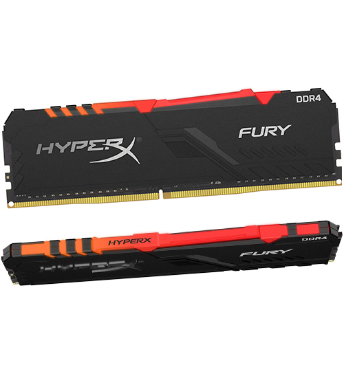 купить Модуль памяти Kingston HyperX Fury RGB HX436C17FB3A/8 DDR4 DIMM 8Gb 3600 MHz CL17 в Алматы