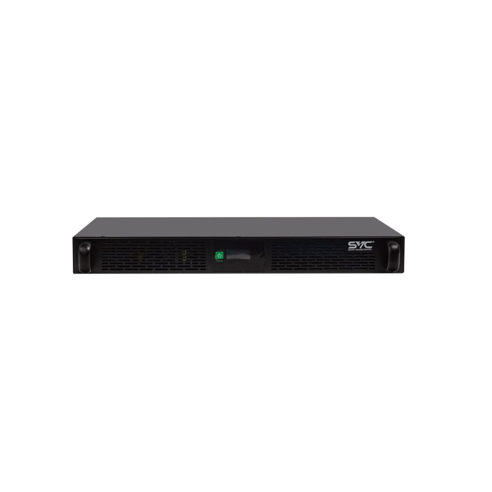 Купить UPS SVC RTL-800-LCD, 500W, 3x12V/5.5Ah, AVR 160-260V, 2 розетки, USB Type-B, Black в Алматы