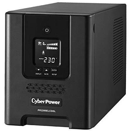 купить Line-Interactive ИБП, CyberPower PR2200ELCDSL, выходная мощность 2200VA/1980W, Чистая синусоида, LCD, AVR, EPO, USB, RS-232, Smart Slot, 8 выходных разъемов типа IEC C13   1 разъем типа IEC 320 C19, PowerPanel® Personal Edition                        в Алматы