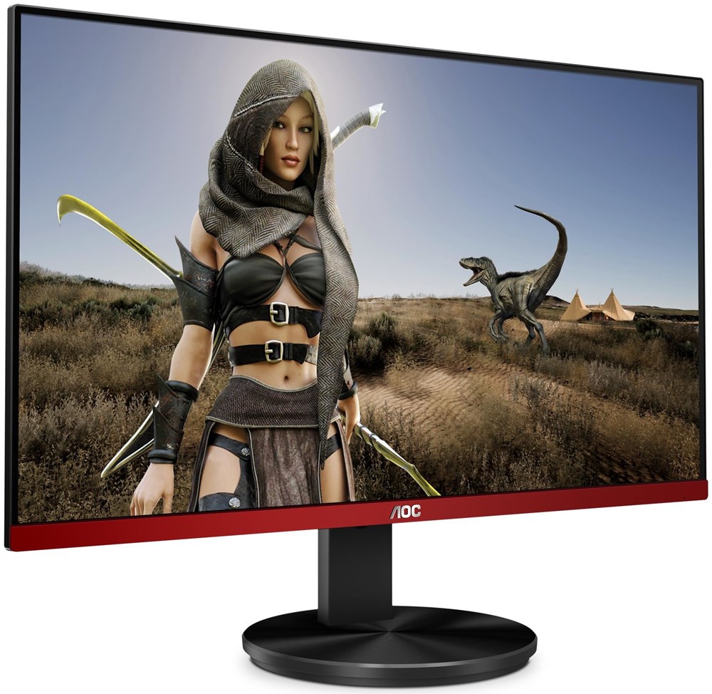 купить Профессиональный Монитор Игровой 23.8* AOC G2490VXA/01 VA 1920х1080 16:9 144Hz 350кд/м2 4мс 3000:1 80млн:1 1xDP 1xHDMI Угол Обзора 178178. 2Wx2 Черный/Красный.  в Алматы