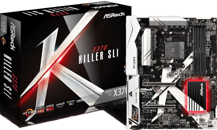купить Материнская плата ASRock X370 KILLER SLI X370 4xDDR4 (2933+ OC) 6xSATA3, RAID, 1xUltra M.2,  1xM.2,  1xHDMI, 8xUSB3.1, 1xOptical, 2xPCI-E3.0x16, xPCI-E3.0x16 4xPCI-E2.0x1 Supports AMD CrossFireX&trade; and NVIDIA&reg; Quad SLI&trade; and SLI&trade; LAN, ATX в Алматы