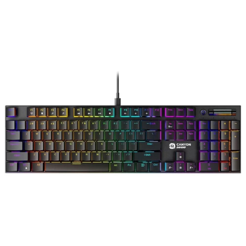 купить CANYON Cometstrike TKL GK-55, 104keys Mechanical keyboard&nbsp;CND-SKB55-RU в Алматы