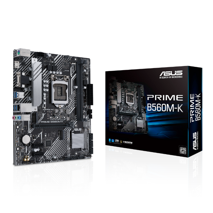 купить ASUS PRIME B560M-K s1200 B560 4xDDR4 M.2 HDMI-VGA mATX в Алматы