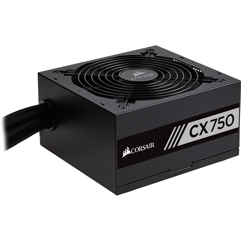 купить Блок питания ATX 750W Corsair CX750,  Active PFC, 80 PLUS Bronze,  вентилятор 12 см, CP-9020123-EU. ИДЕАЛЬНЫЙ ВЫБОР ДЛЯ СОЗДАНИЯ И ОБНОВЛЕНИЯ СИСТЕМ С УЧЕТОМ СООТНОШЕНИЯ ЦЕНЫ И КАЧЕСТВА! в Алматы