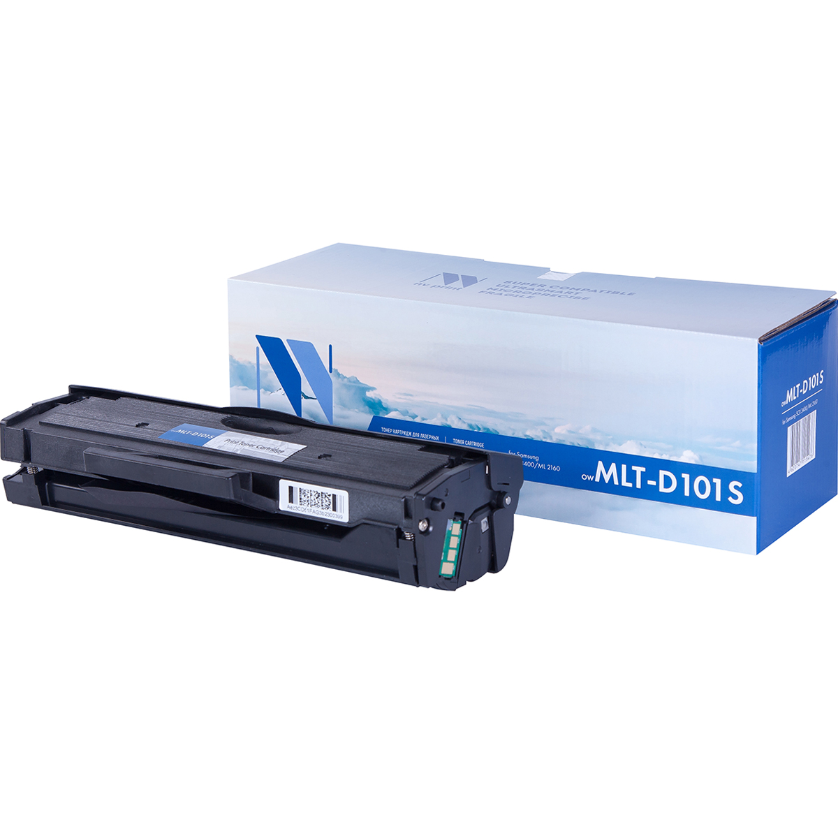купить Картридж NVP совместимый Samsung NV-MLTD101S для ML-2160, ML-2165, ML-2165W, SCX-3400, 3400F, 3405, 3405F, 3405FW, 3405W (1500k).                                                                                                                          в Алматы