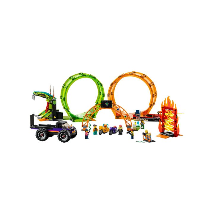 купить Конструктор LEGO City Stuntz Двойная петля каскадерской арены в Алматы