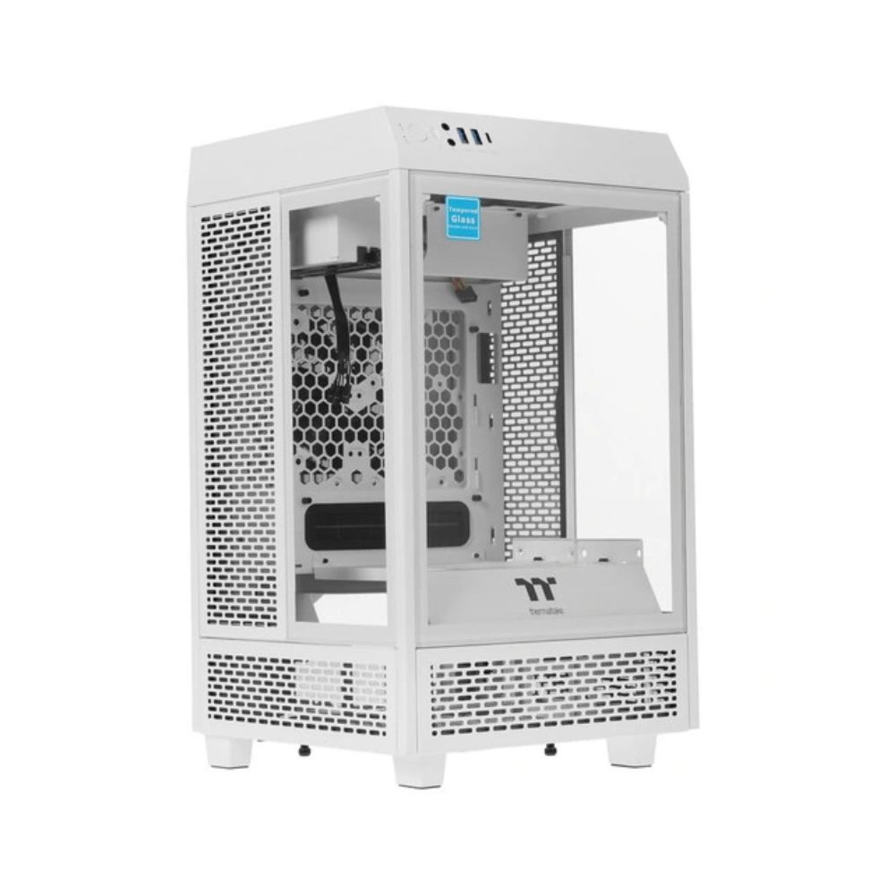 Купить Корпус Thermaltake The Tower 100, Mini Tower, m-ITX, Snow, 2x3.5*/2x2.5*, 2xUSB3.0, USB-C CA-1R3-00S6WN-00 в Алматы