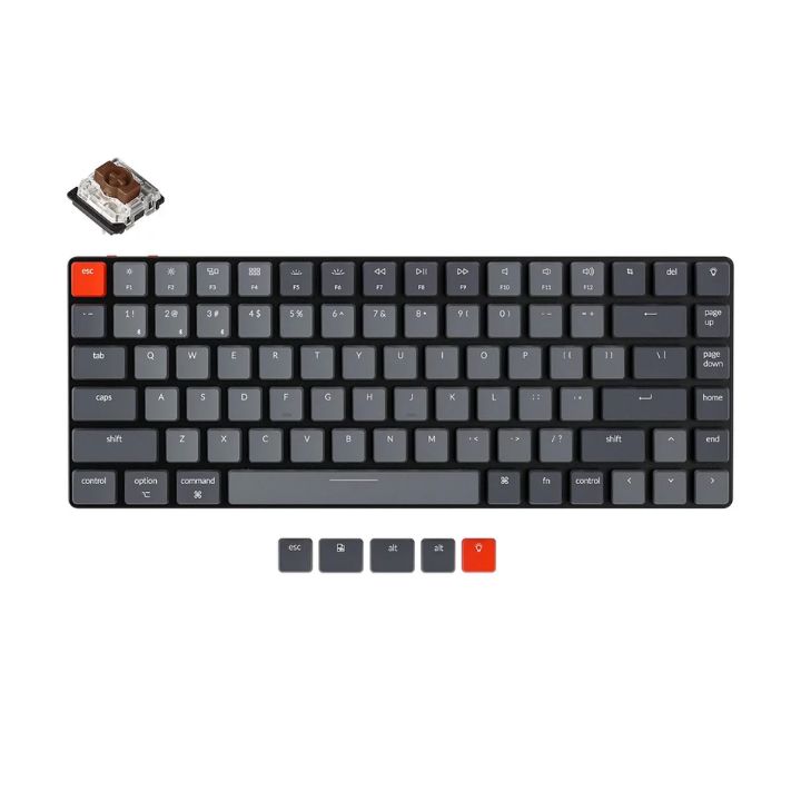 купить Клавиатура Keychron K3-A3 Brown Switch White Led Gateron Mechaincal Wireless в Алматы