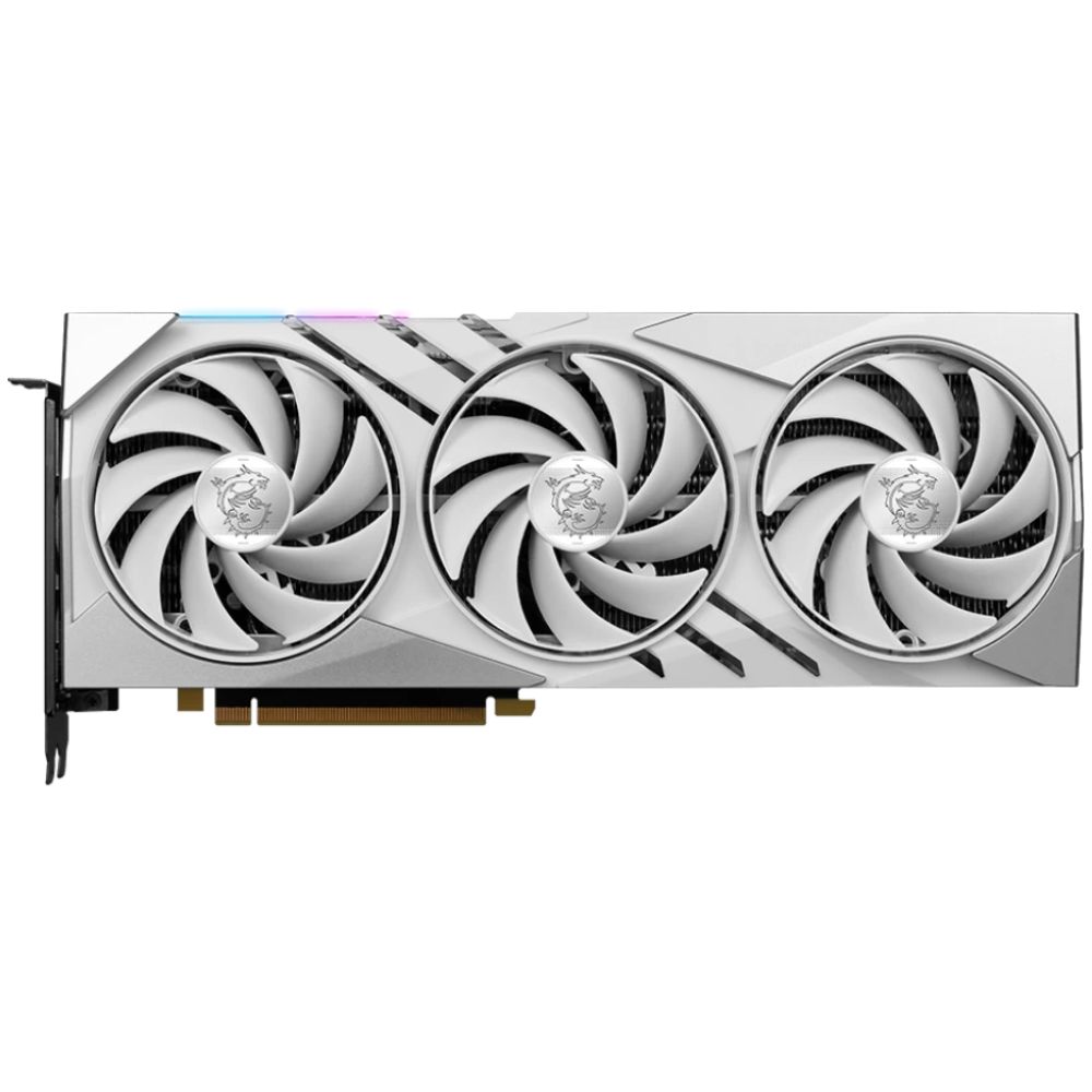 купить Видеокарта MSI GeForce RTX 4070 Ti SUPER 16G GAMING X SLIM WHITE в Алматы