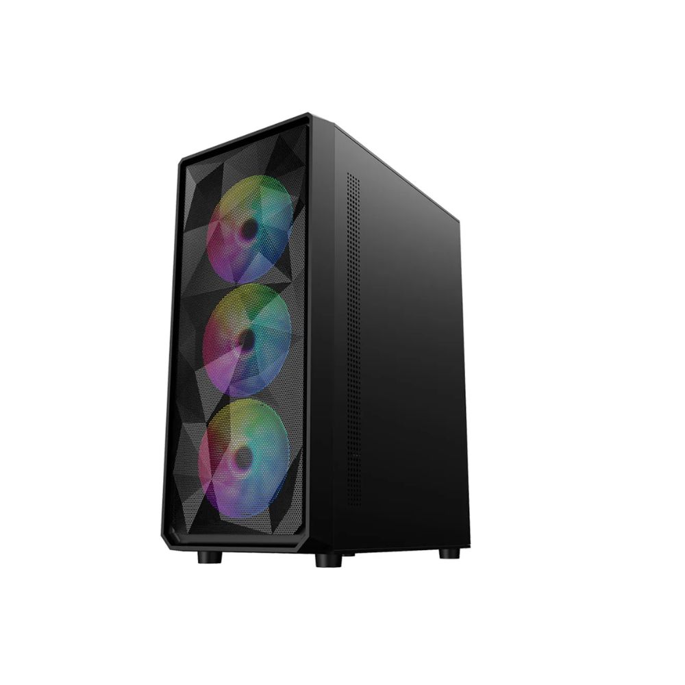 Купить Корпус 1Stplayer FD3-BK-1F5M, Midi Tower, ATX, Black, 1x3.5*/1x2.5*, 2xUSB, USB3.0 в Алматы