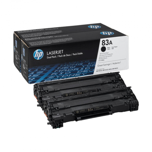 купить Картридж лазерный HP Inc. CF283AF для LaserJet Pro M201dw/M201n/M225dn/M225dw/M225rdn, упаковка 2 шт., 83X в Алматы