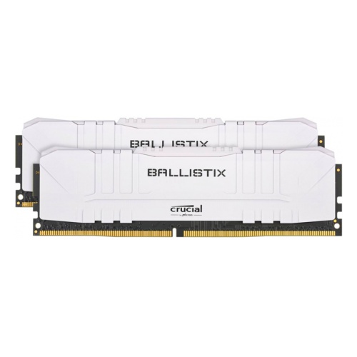 купить Оперативная память 32GB KIT (2x16Gb) DDR4 3000 MT/s  Crucial Ballistix White CL15 BL2K16G30C15U4W в Алматы