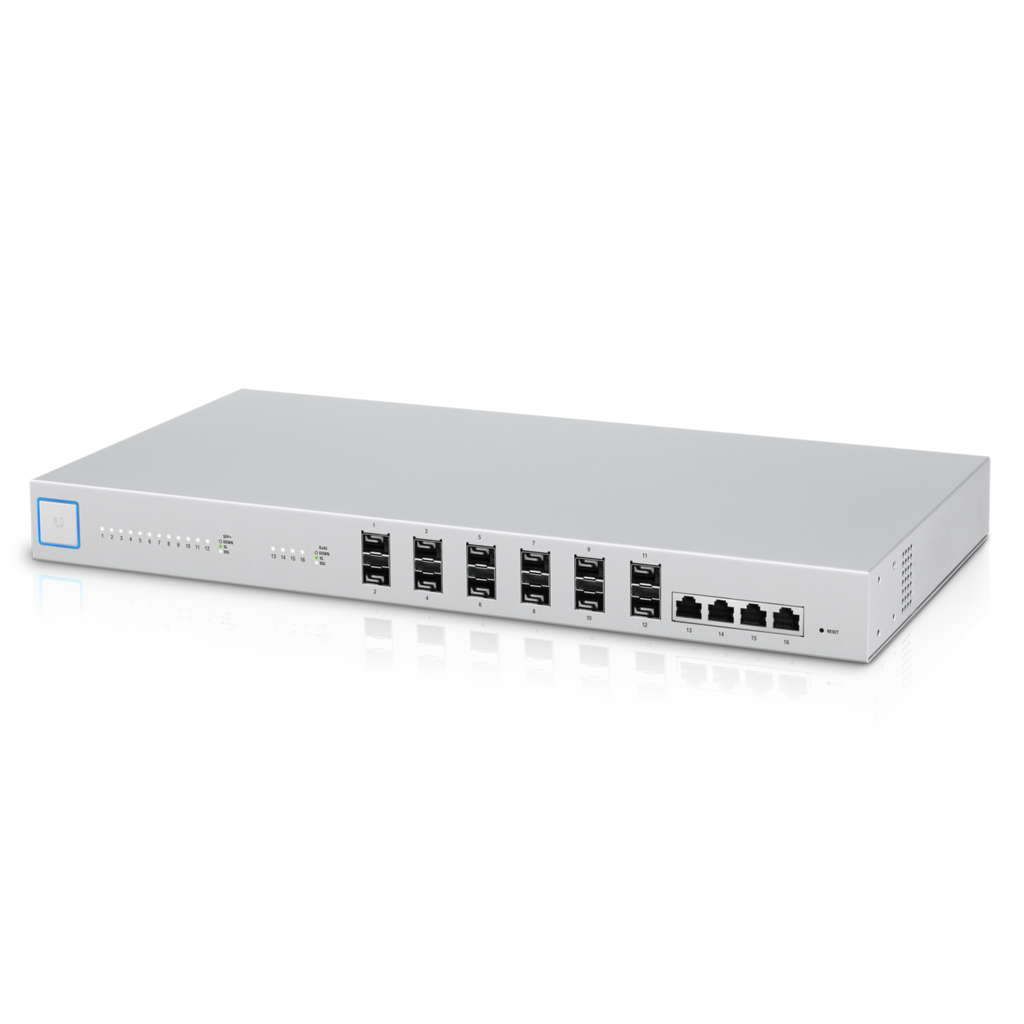 купить Коммутатор Ubiquiti UniFi Switch 16 XG управляемый 16xSFP  4x10GBASE-T US-16-XG в Алматы