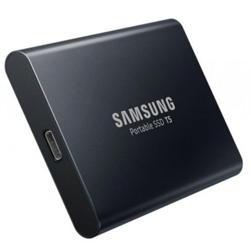 купить Внешний SSD  2000Gb Samsung T5 MU-PA2T0B/WW USB 3.1 Gen 2 Type-C  Аппаратное AES 256-битное шифрование Цвет: Темно Серый в Алматы