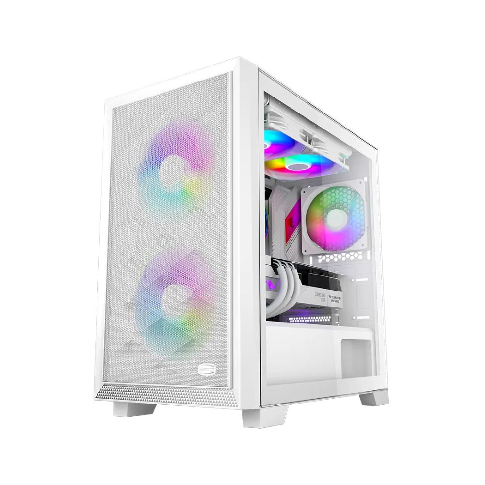 купить Корпус PCCooler C3 D310 ARGB WH EATX/ATX/mATX/ITX USB3.0, 2xUSB2.0 White в Алматы