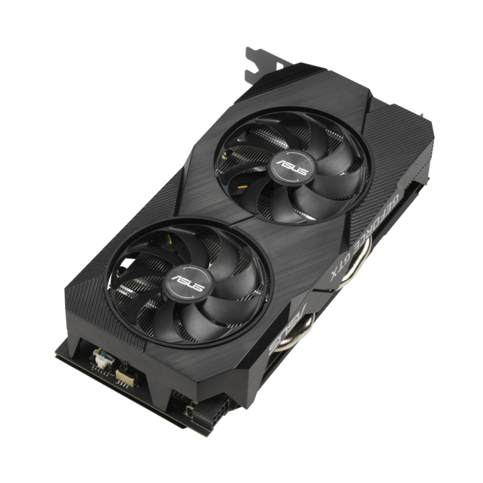 купить Видеокарта ASUS DUAL GTX 1660, DUAL-GTX1660-A6G-EVO ASUS, 6Gb/192bit GDDR6, HDMI, DP, DVI, HDCP, BOX в Алматы