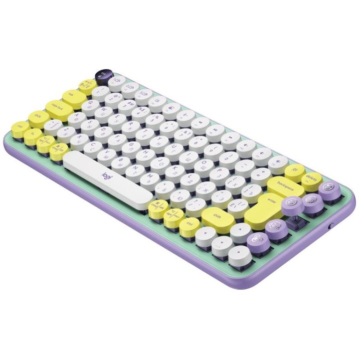 купить LOGITECH POP Keys Bluetooth Mechanical Keyboard - DAYDREAM MINT - RUS в Алматы