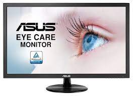 купить Монитор ASUS VA247HAE 23.6" VA FullHD1920x1080 60Hz 5ms VGA HDMI Black в Алматы