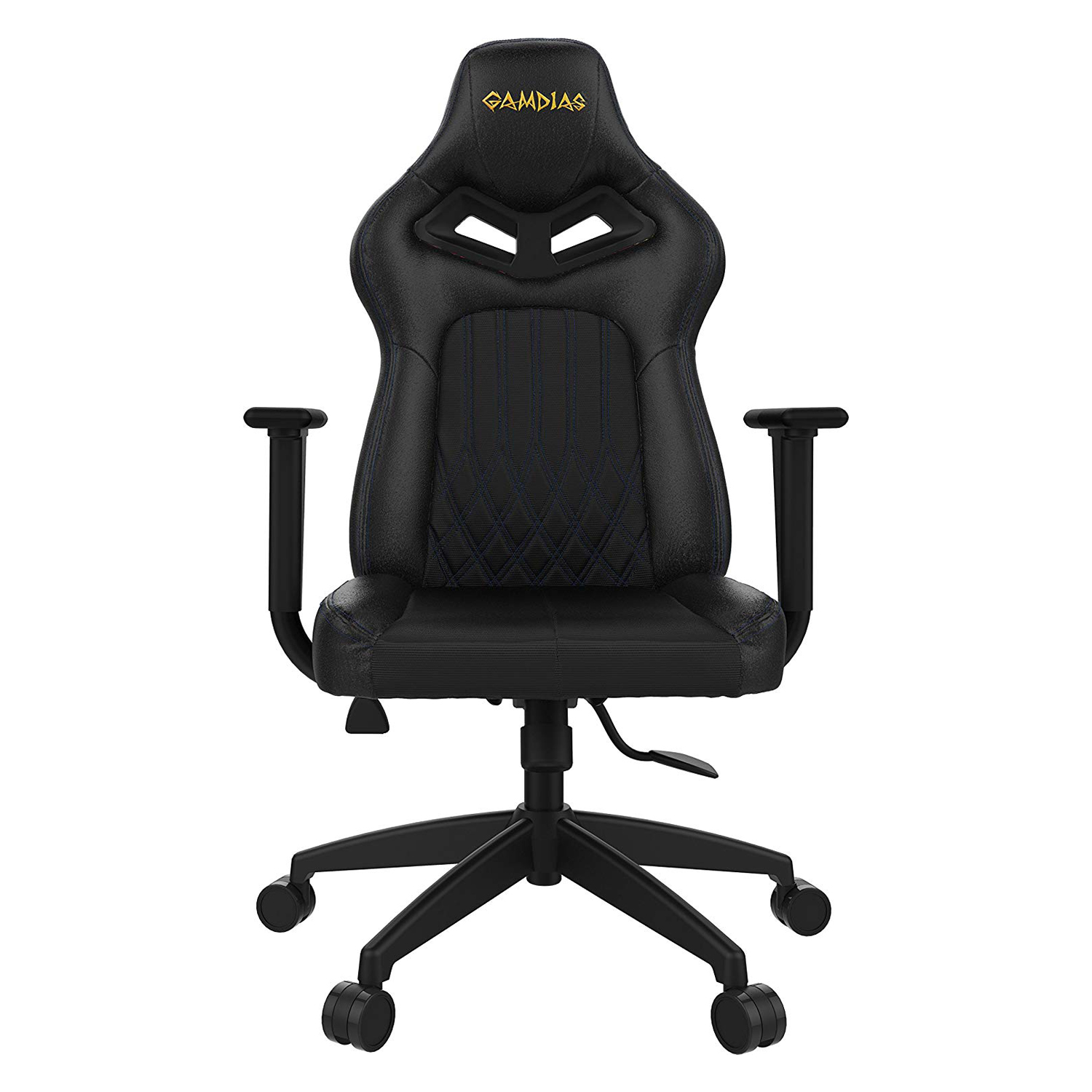 купить Игровое кресло GAMDIAS ACHILLES E1 L BB <Black, спинка:86см, наклон: 150, нагрузка: до 200кг> в Алматы