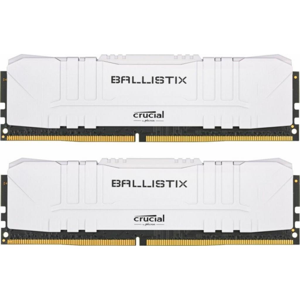 купить Оперативная память 16GB KIT (2x8Gb) DDR4 2666MHz Crucial Ballistix Desktop Gaming Memory Wite PC4-21300 UDIMM 1.2V BL2K8G26C16U4W в Алматы